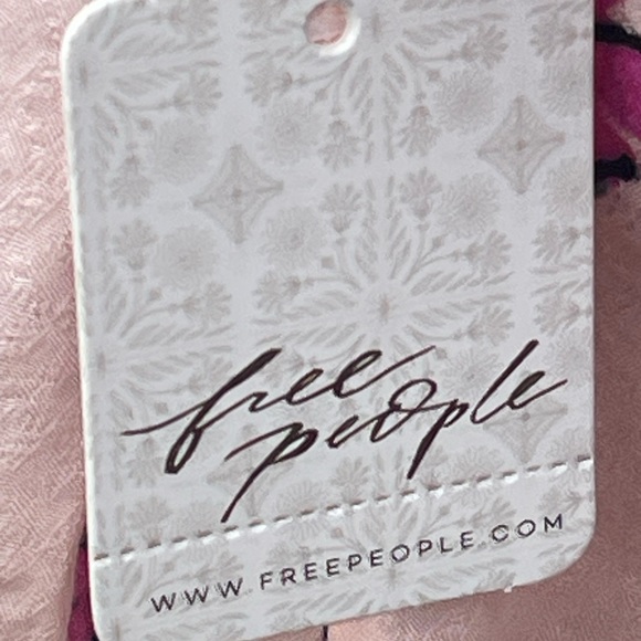 Free People Hot Tropics Floral Print halter Clinched Plunging V-Neck racer back - Picture 7 of 8